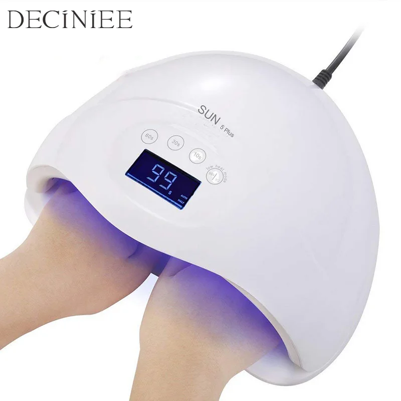 

New Style SUN 5plus SUN 5 LED UV Nail Lamp 48W Nail Dryer Curing All Gel Polish Fashion Euipment Nail Art Tools Machine