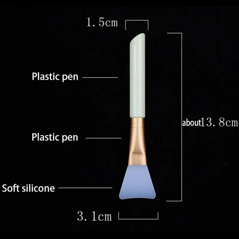 Мягкая силиконовая DIY маска-кисть прочная легкая основа переносная маска-щетка безопасный Макияж Мягкий силикон