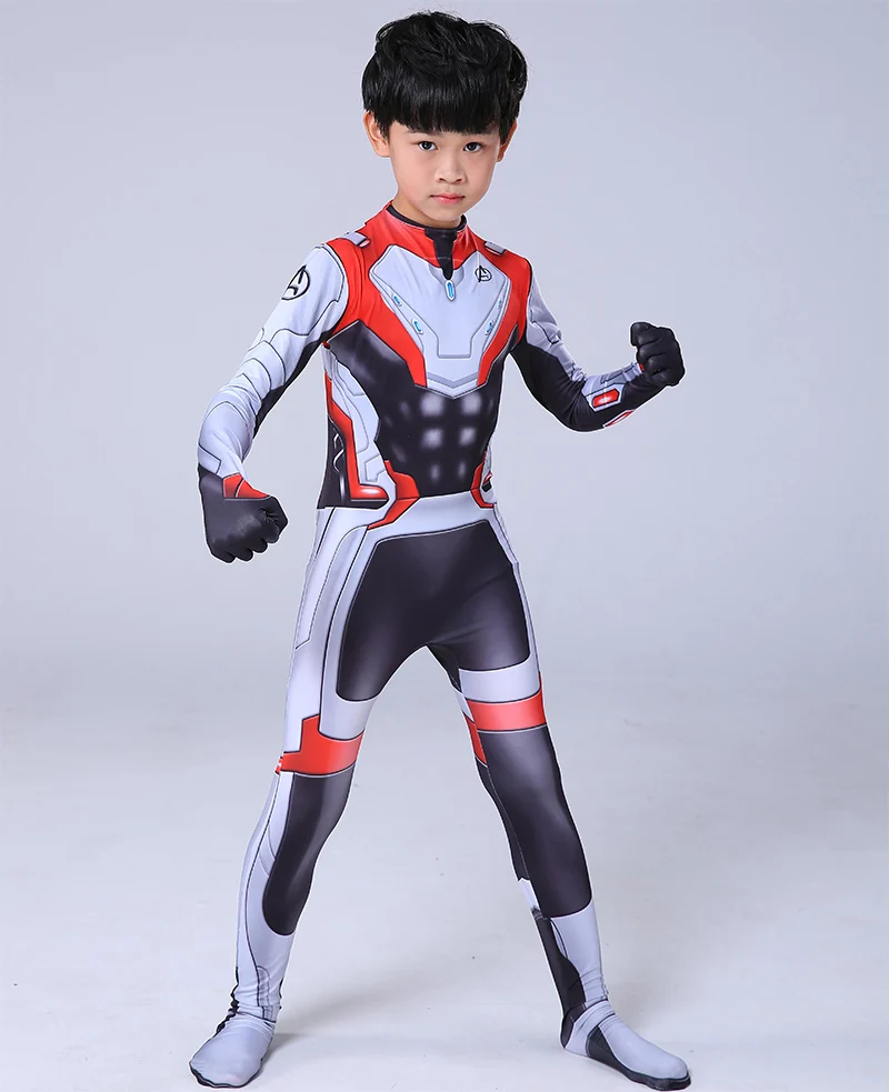 2019 new Avengers Endgame Quantum cosplay costume Adult Kids Avengers costume Haloween zentai Jumpsuits bodysuit Superhero