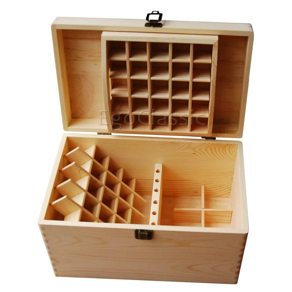 Деревянная коробка для хранения эфирных масел 56 отверстий|storage box|design storage boxdesigner