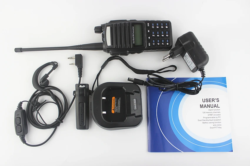 Портативная рация BAOFENG VHF UHF 128 CHS портативный приемопередатчик 5 Вт с ЖК дисплеем FM