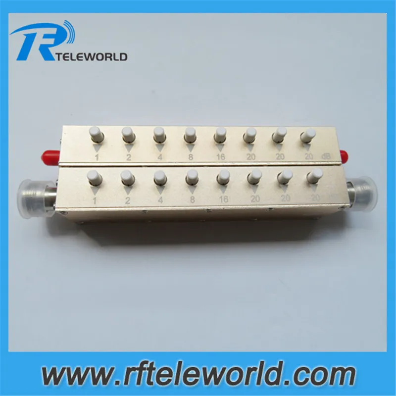 3GHz 50ohms 2W 5W 0-90db SMA/N 1dB stepped variable Attenuator keypress Attenuators
