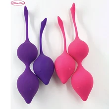 Man Nuo Silicone Ball Kegel Ball Vagina Tighten Exercise Machine Vaginal Geisha Ball Ball Massage Vibrator Sex Toys for Women