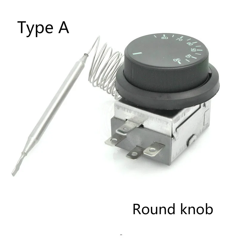 50 до 320 градусов Цельсия переключатель контроля температуры капиллярный термостат электрическая печь 16А 220 В нормально открытая нормально Закрытая