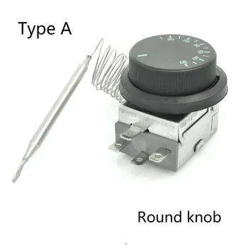 

50 to 320 Celsius Degree Temperature Control Switch Capillary Thermostat Electric Oven 16A 220V Normally open Normally closed