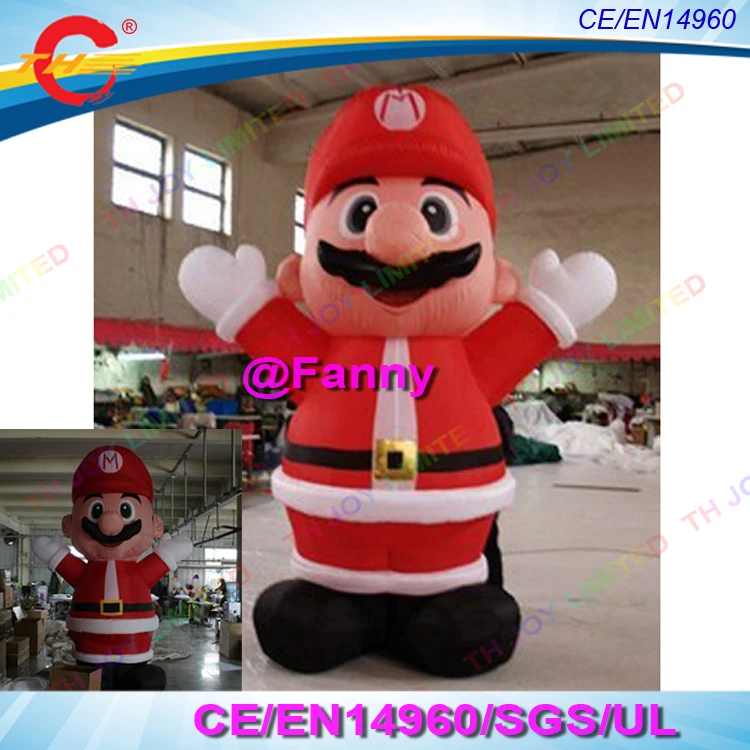 

christmas inflatable super mario,6m/20ft christmas decoration giant outdoor inflatable super mario cartoon replica,free air ship