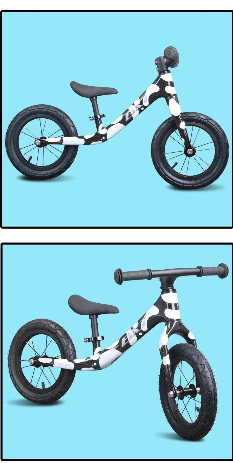 Excellent The latest ultra-light child balance bicycle/carbon fiber bicycle in 2018 is suitable for walkers of 2~6 years old children. 24