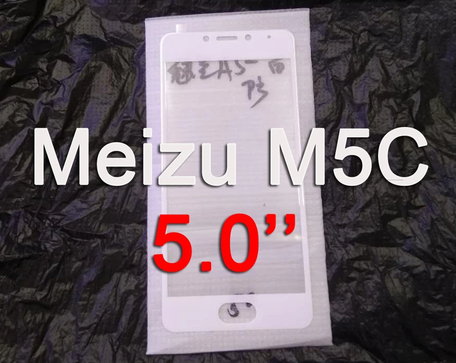 2.5D 9H Премиум Закаленное стекло для Meizu M5C/A5 полное покрытие Защитная пленка M5C|glass