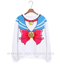 Japanese font b Anime b font Sailor Moon Hoodie shirt Top Harajuku Kawaii Cute font b