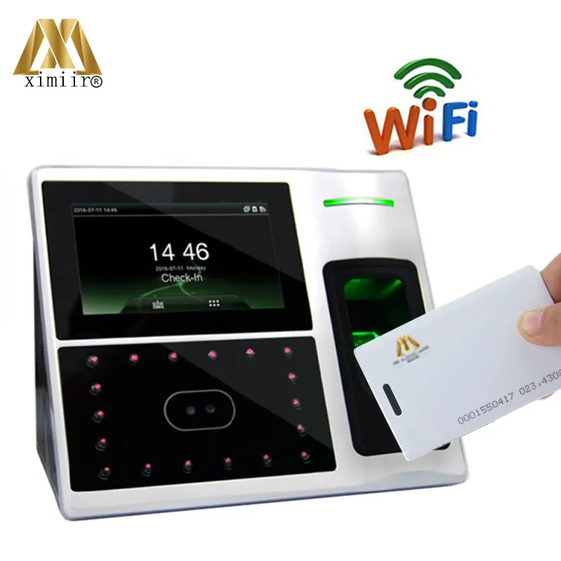 

ZK Iface802 Facial Employees Attendance Biometric WIFI Face+RFID Time Attendance And Access Control Device