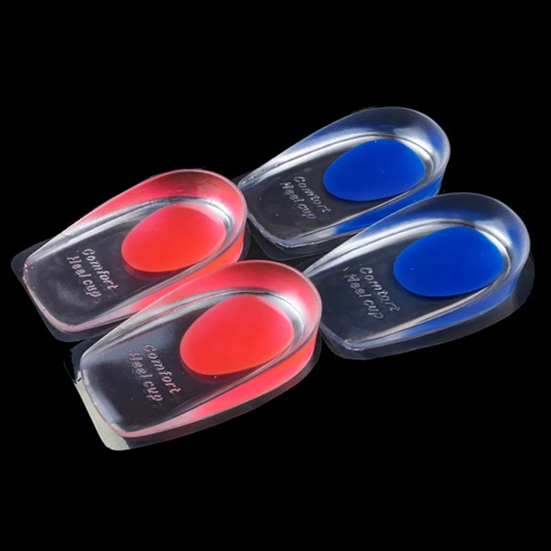 2 шт. = 1 пара Голубой цвет ортопедические стельки для плоскостопия обувь прокладками арки Поддержка силиконовые стельки Вставки гель для
