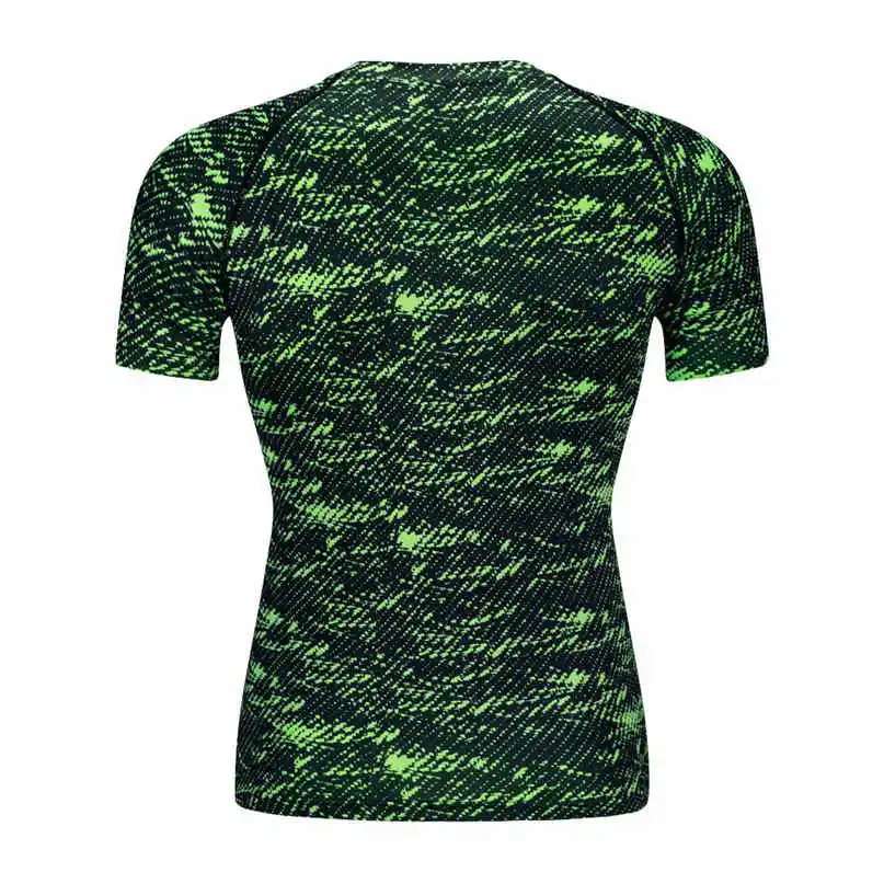Sport Running t-shirt Short Sleeve O- Collar Basketball Fitness Wear Skinny Sweat Breathable T-shirt Quick Dryer clothes #2N15 (6)