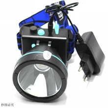 Перезаряжаемый светодиодный налобный фонарь 5000лм, головной светильник, головной светильник для кемпинга, фонарь, встроенный аккумулятор+ зарядное устройство