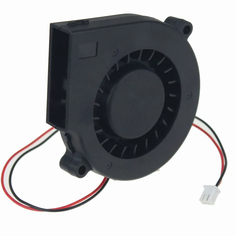 

2Pcs 75mm Turbo Blower Centrifugal Fan 75x15mm 7515 2Pin 24V DC Computer Cooling Fans
