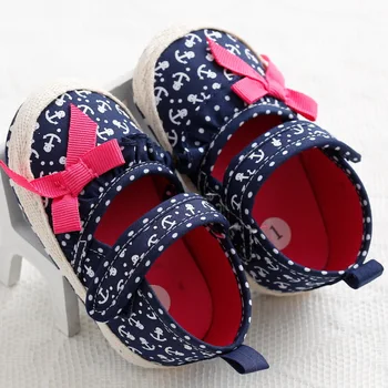 

Fashion shoes baby girl baby print bow toddler shoes