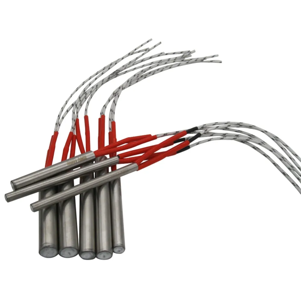 

free shipping 10 x 150mm 300W Heating Element Mould Wired Cartridge Heater AC 220V Electricity Generation Temperature control