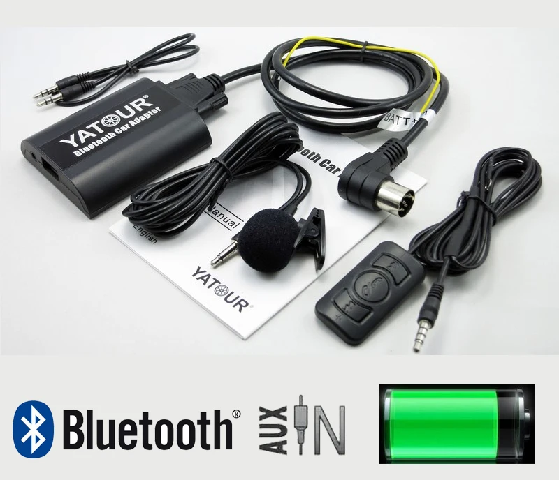 Yatour BTA Bluetooth интерфейс для Volvo HU-xxx автомобильный радиоприемник HU650 HU803 U401 HU615 HU650RDS HU850 смартфон ручной работы бесплатно A2DP Музыка