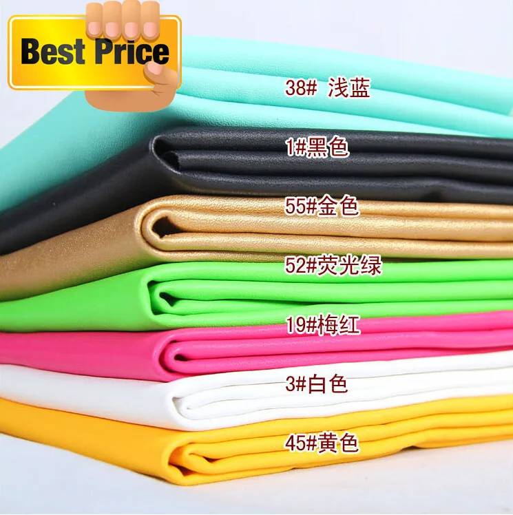 Buy Pu faux Leather Fabric ,Synthetic Leather for clothing , PU artificial Soft
