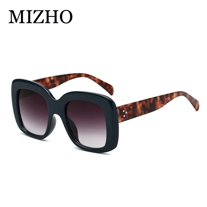 Модные большие квадратные солнцезащитные очки MIZHO 2020 женские брендовые