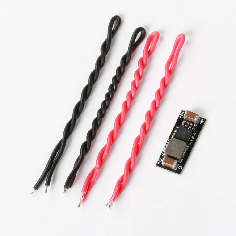 4 шт./лот легкий вес Micro BEC понижающий модуль 5 v 2A Выход 2-6s литий-полимерный аккумулятор для небольшой гоночный Дрон с видом от первого лица комплект