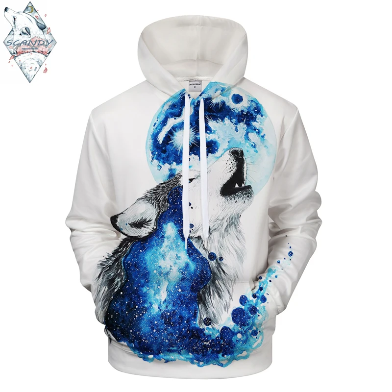 

Wolf By Scandy Girl Art 3d Sweatshirts Men 3D Printing Hoodies Galaxy Hoodies Wolf Funny Pullovers Brand Tracksuits Drop Ship