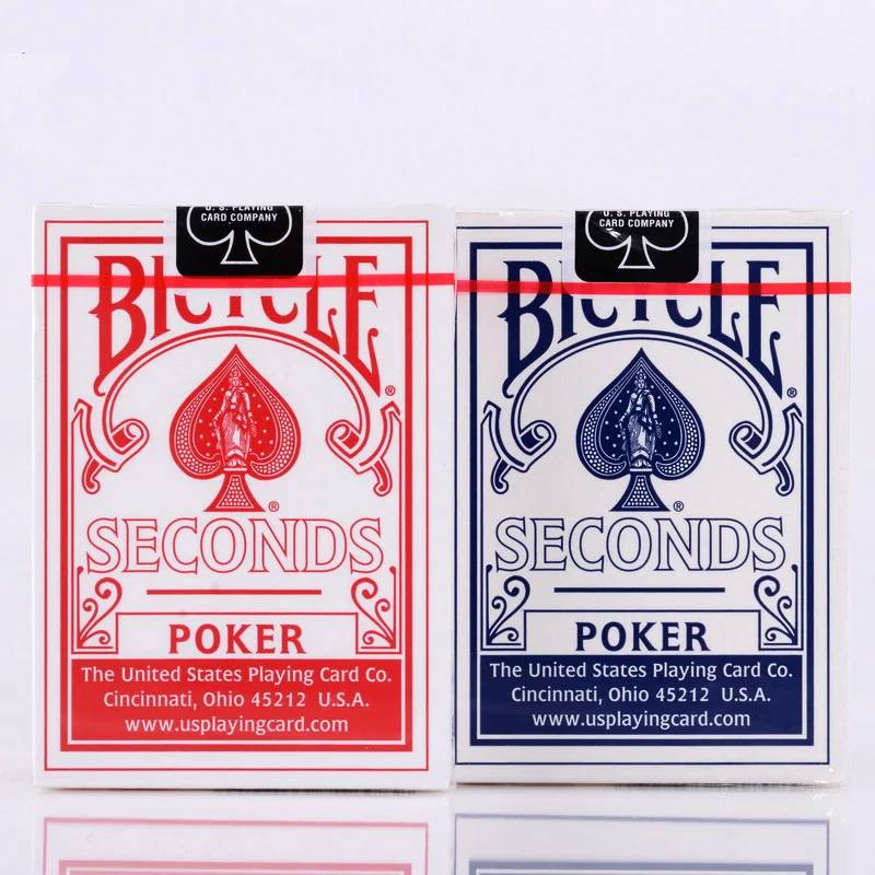 

Bicycle Seconds Playing Cards Poker Blue&Red Bicycle Magic Regular Decks Rider Back Standard Decks Magic Trick Kid Toys