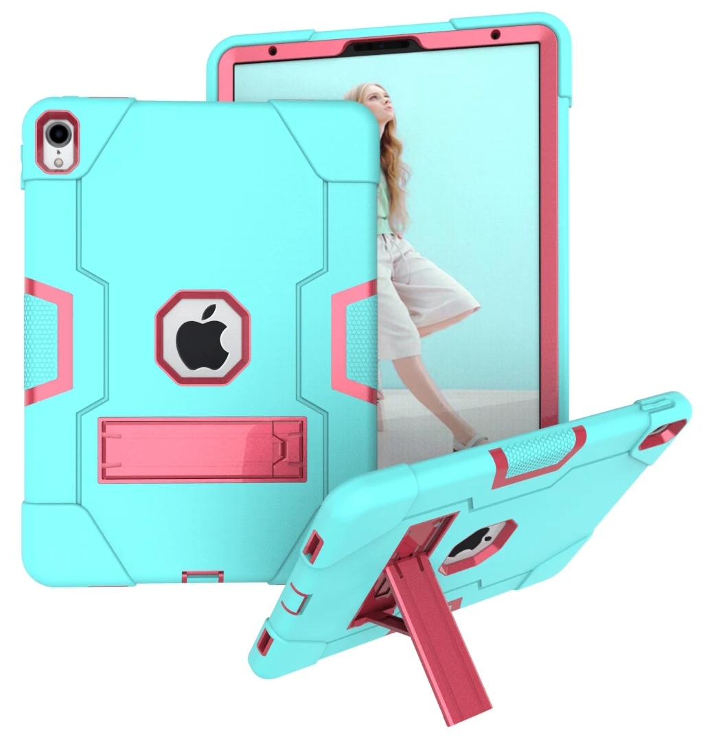 Сверхпрочный Прочный противоударный детский Защитный Гибридный чехол для iPad Pro 1" A80, A2013, A1934 безопасный Чехол - Цвет: mint pink