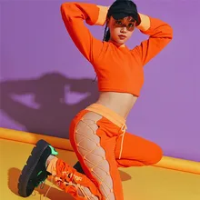 Спортивная футболка с длинными рукавами, топ для йоги, укороченные топы спортивные для фитнеса, женский трикотаж, женские рубашки, одежда, спортивная одежда для женщин s