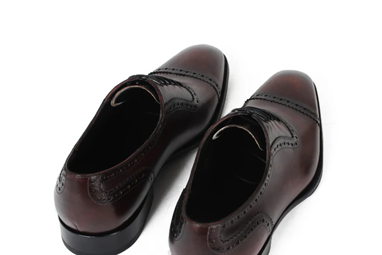 Vikeduo/ г.; дизайнерские винтажные туфли ручной работы в стиле ретро на плоской подошве для свадебной вечеринки, танцев, офиса; мужские туфли из натуральной кожи; Мужские модельные туфли-оксфорды
