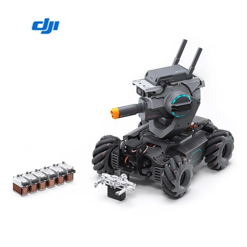 

DJI Robomaster S1 STEAM DIY 4WD Brushless HD FPV APP RC Intelligent Robot With AI Modules Scratch 3.0 Py&thon Program