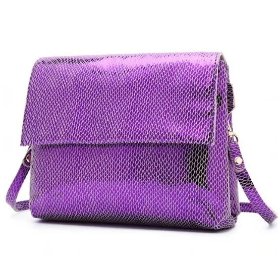 Бренд Arliwwi, натуральная кожа, блестящий цвет металлик, женские сумки на плечо, натуральная замша, Воловья кожа, женские сумки-мессенджеры - Цвет: Фиолетовый