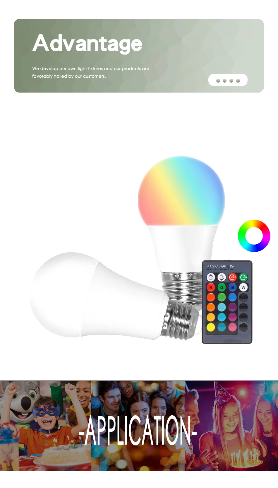 Светодиодный RGB Лампочка красочный светильник E27 RGB RGBW RGBWW 220 В ИК-пульт дистанционного управления с регулируемой яркостью 5 Вт 10 Вт 15 Вт ночник домашний декор праздничный Бар Рождество