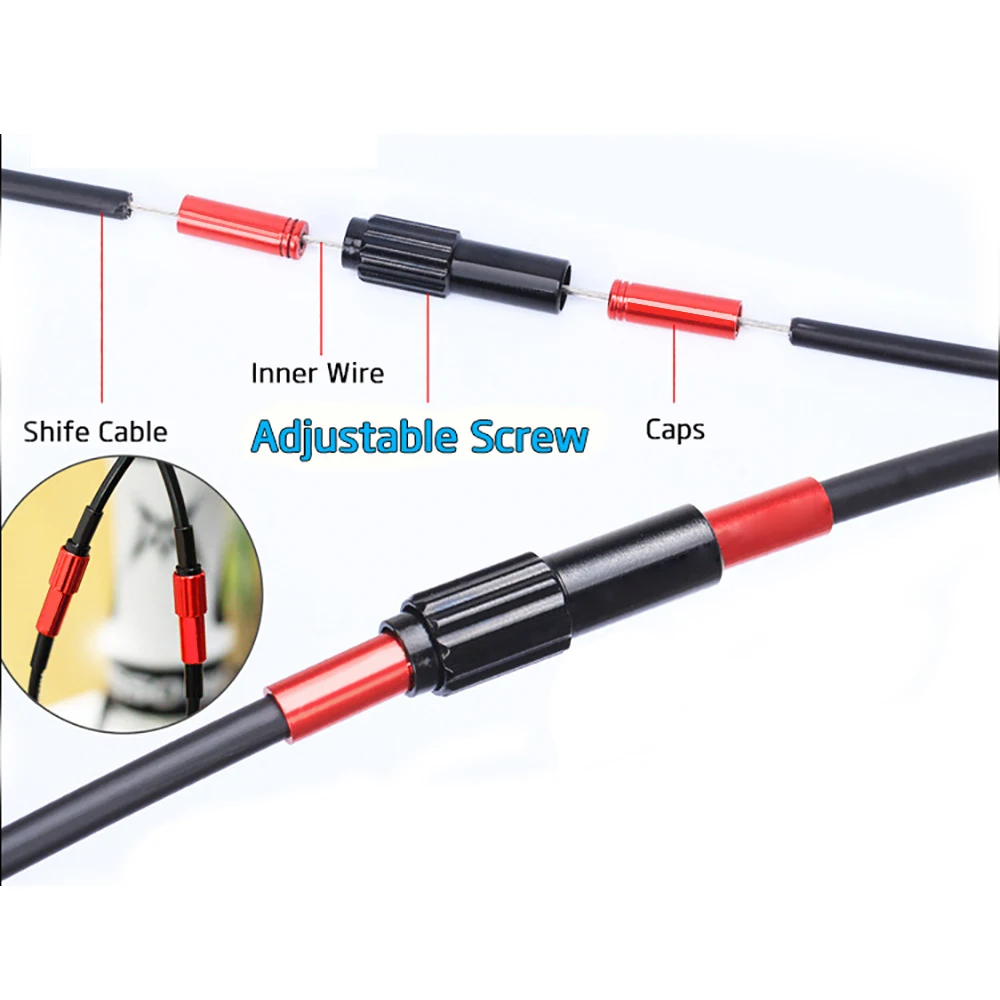 Набор MTB дорожный велосипед сменный средний тонкий регулировочный винт велосипедный переключатель винт регулятора для велосипеда для 4 мм/4,5 мм кабель для переключения крышки