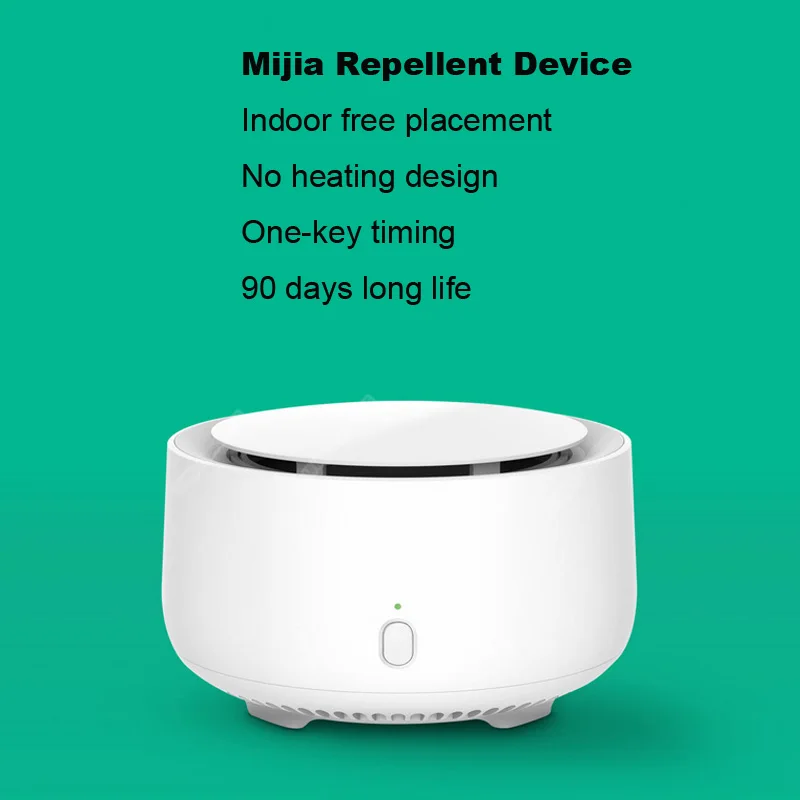 Xiaomi Mijia, Отпугиватель комаров, Функция синхронизации, без нагрева, вентилятор, привод, Отпугиватель насекомых, для использования в помещении, для лета