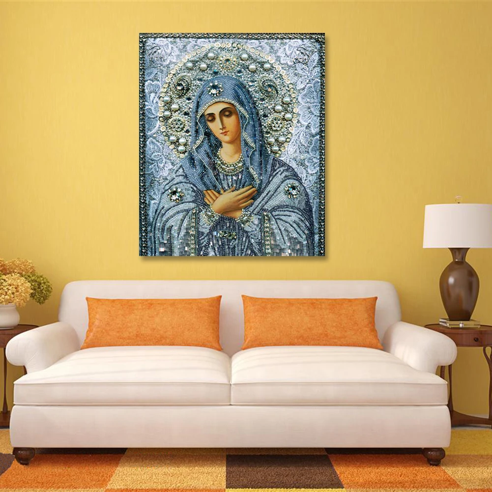 Частичная вышивка, алмазная живопись 5D, сделай сам, Мария, религия, вышивка крестом, ремесло, мозаичная картина, рукоделие, наборы, украшение на стену