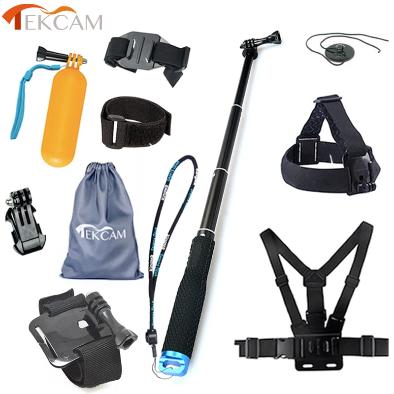 

Tekcam Camera Accessories for Go pro hero 6 hero 5/4 hero session Selfie for xiaomi yi/yi 4k/yi lite/yi discovery/mijia Eken h9r