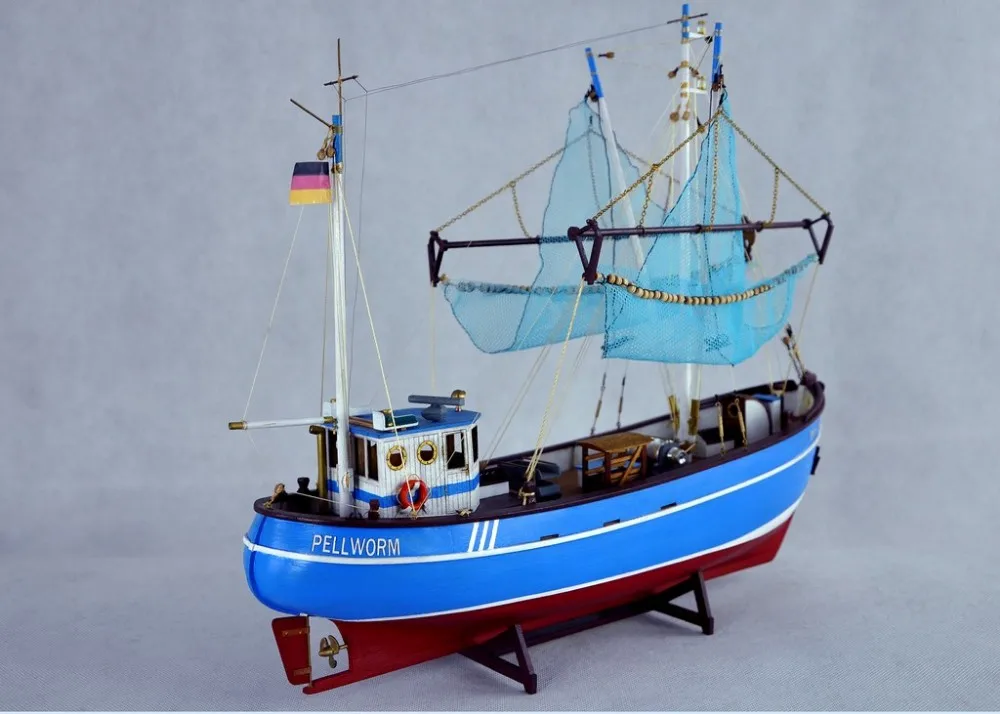 Nidale Model Scale 1/48 Fishing Boat Model Kit The Northern Europe Pellworm  Trawler Wooden Model - Model Building Kits - AliExpress