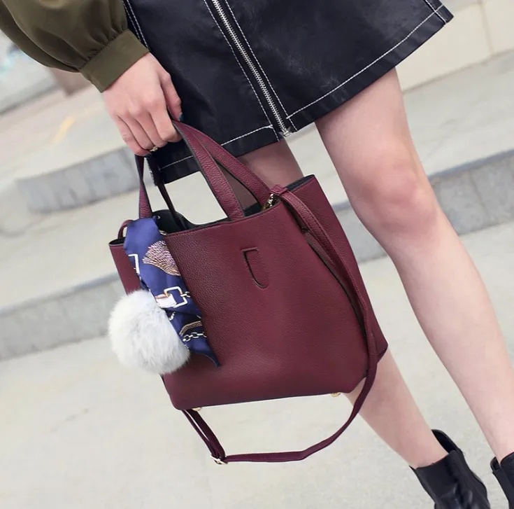 

2019 black Large capacity luxury handbags women bags designer Double zipper solid color bags women hot sale tote bag female