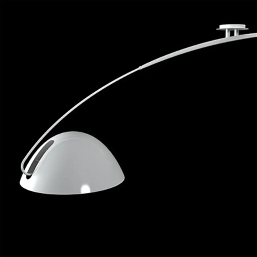 Итальянский дизайн, длинный металлический потолочный светильник parabola для столовой, бара, кухни, современный светильник для гостиной, офисный светодиодный потолочный светильник