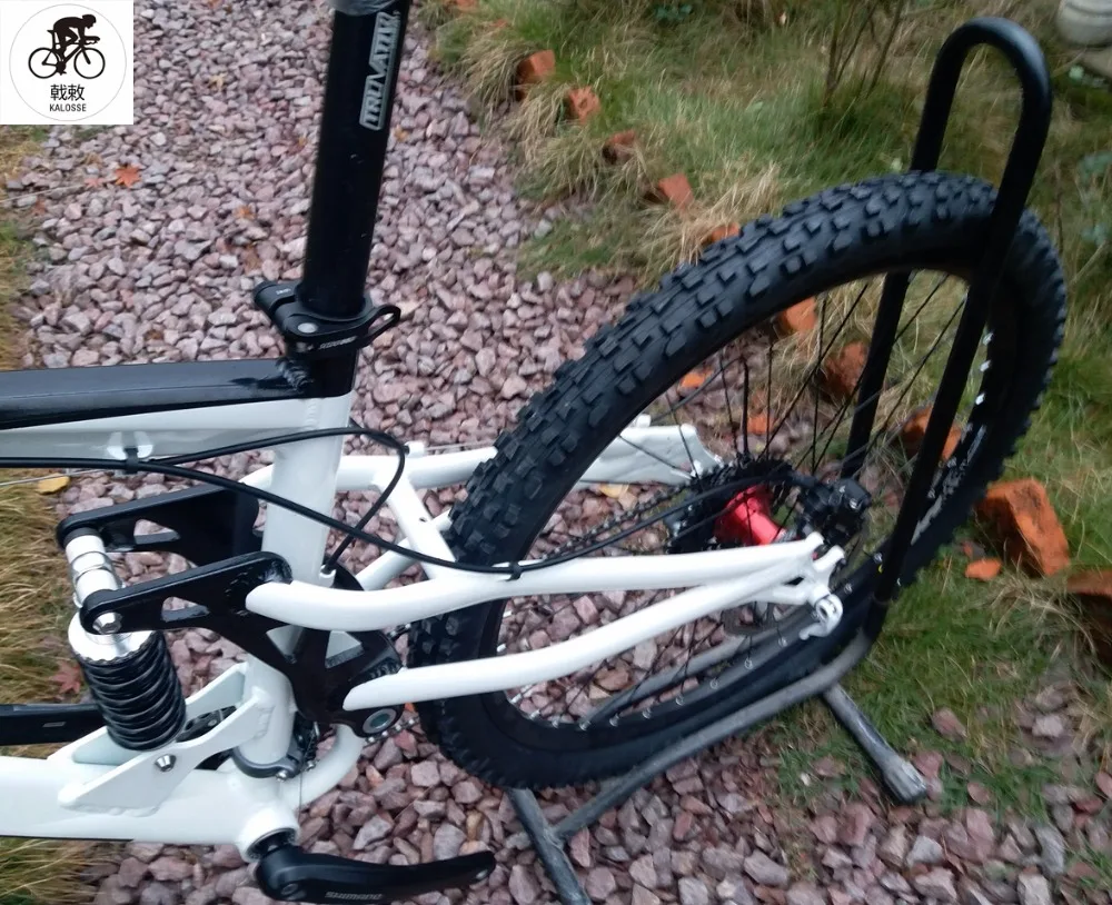 Top Kalosse  DH/XC/AM    Soft-tail Frame   26*17 inch   bicicleta mountain bike  27 speed  26er Hydraulic  Disc brakes 8
