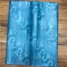 Хлопок вышитые Базен riche getzner для женщин Новая мода из жаккардовой парчи высокого качества 5 ярдов/партия