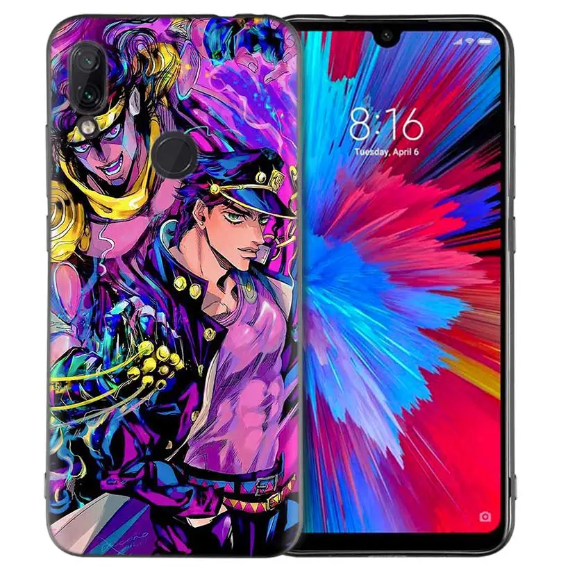 JoJo Необычные Приключения силиконовый чехол для Xiaomi Mi 9 8 Play A1 A2 Redmi Note 7 6 6A 5 Plus S2 GO Lite Pro Pocophone F1