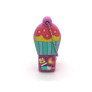 

Cartoon Ice Cream Usb Flash Drive 4GB 8GB 16GB Flash Memory 32GB 64GB Memory Stick Pendrive Lovely Gift