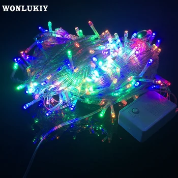 

30M Fairy Garland Lighting 110V 220V Christmas Led String Light Waterproof Decoration Lamp 8 modes For Holiday Party Wedding