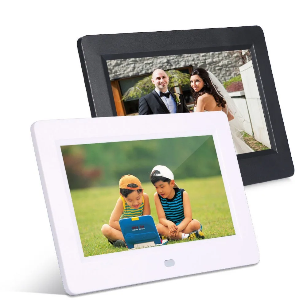 7inch HD LCD Digital Photo Frame with Alarm Clock Slideshow MP3/4