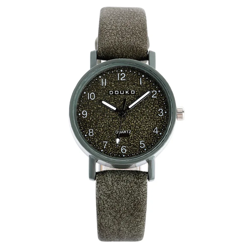 

Simple Digital Scale Literary Retro Stone Pattern Belt Fashion Women's Watch Student Casual Quartz Watch