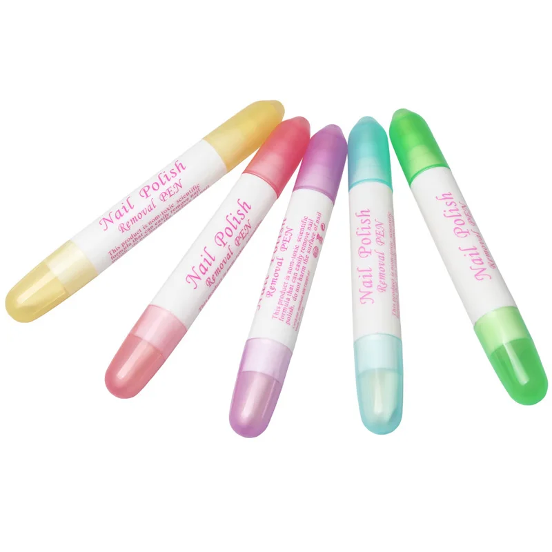1pcs Nail Polish Remover Pens Nail Art Corrector UV Gel Nail Varnish Cleaner Mistake Erase Pen