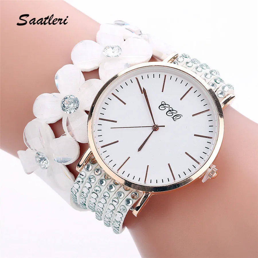 

Saatleri Stainless steel shell quartz watches Women luxury brand velvet+drill band watch Ladies high quality fashion clock