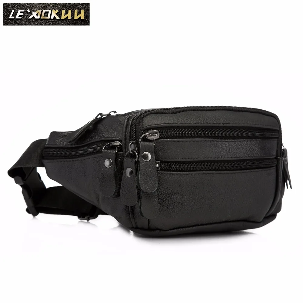 Новое качество кожа для мужчин повседневное мода путешествия поясная сумка слинг дизайн " сотовый телефон портсигар мужской 004b
