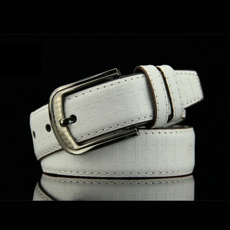 

Designer Men's Belt 2019 Quality Belts for Male PU Leather Strap New Fashion Printed Leather Belt Men Vintage Pin Buckle Belts